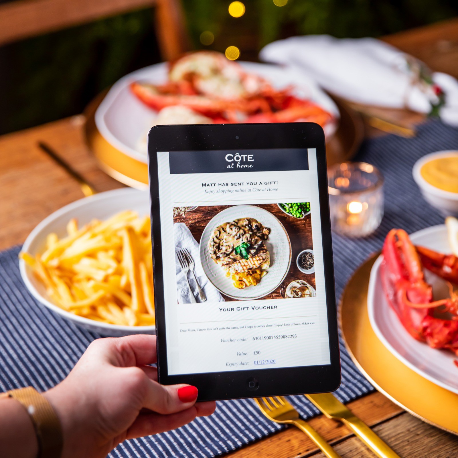 Gifting Cote at Home